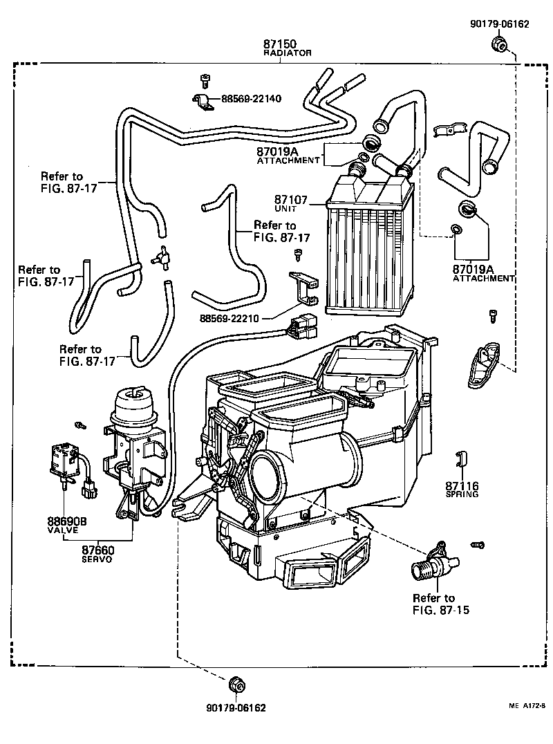  CRESSIDA |  HEATING AIR CONDITIONING HEATER UNIT BLOWER