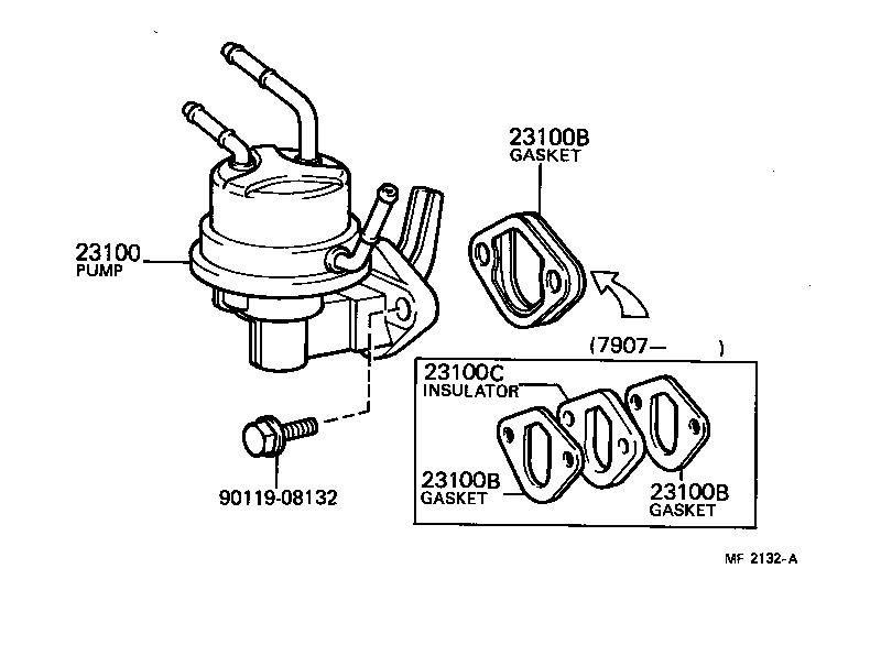  LAND CRUISER 40 55 |  FUEL PUMP PIPE